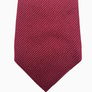 Red Textured Silk Tie – Made in Italy