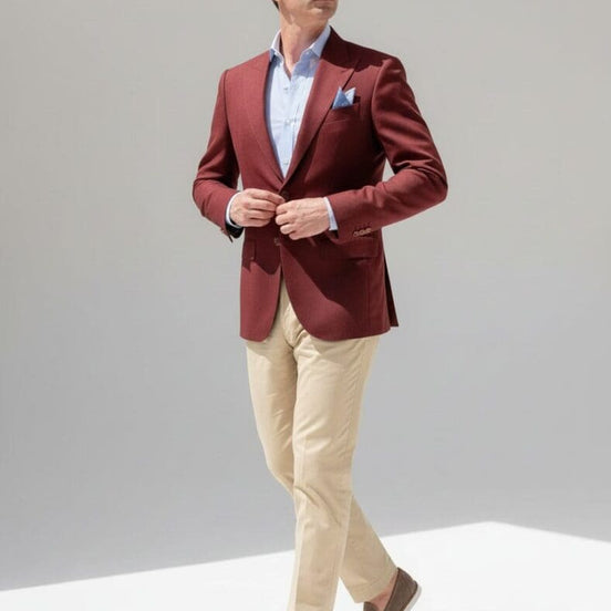 Bordeaux Red Jacket – Made in Italy
