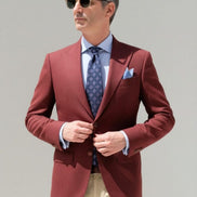 Bordeaux Red Jacket – Made in Italy