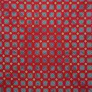 Red Multicolor Reversible Paisley Handkerchief – Made in Italy