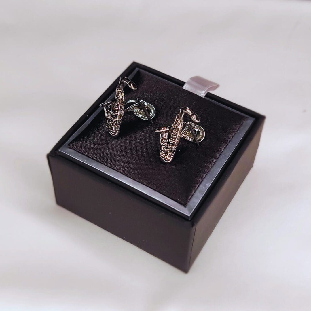 Cufflinks – Saxophone – Made in Italy