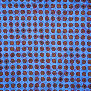 Light Blue Reversible Wildlife & Floral Handkerchief – Made in Italy