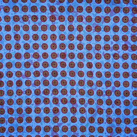 Light Blue Reversible Wildlife & Floral Handkerchief – Made in Italy