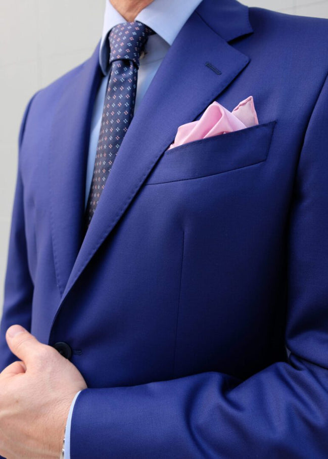 Royal Blue Suit – Made in Italy