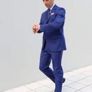 Royal Blue Suit – Made in Italy