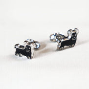 Cufflinks – Black Bulls – Handcrafted in Italy