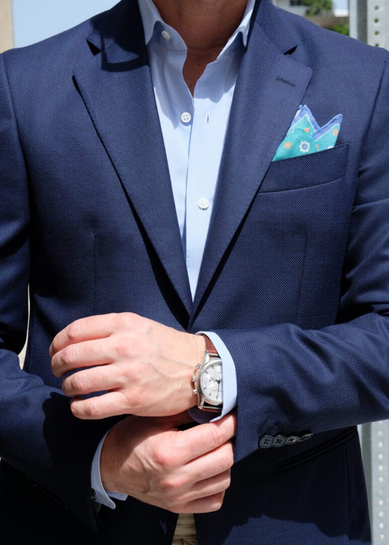 Navy Blue Jacket – Made in Italy