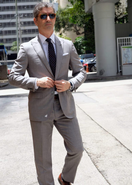 Light Gray Suit – Made in Italy