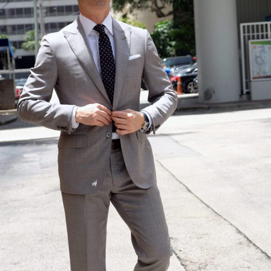 Light Gray Suit – Made in Italy