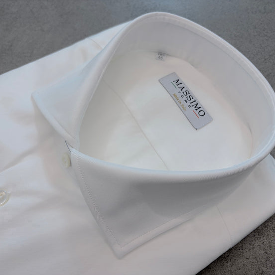 Camisa de algodón blanca – Fabricada en Italia