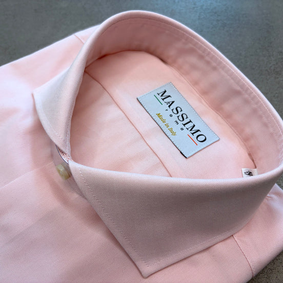 Camisa de algodón rosa – Fabricada en Italia
