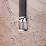 Dark Brown Calf Leather Meleze Handcrafted Belt