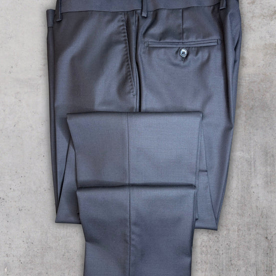 Black Wool Trousers – Made in Italy