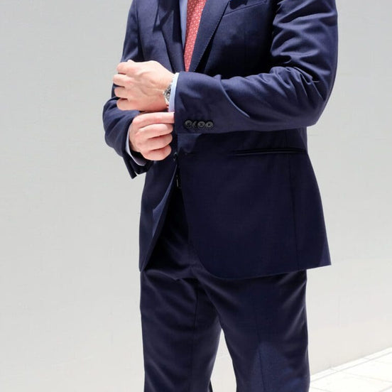 Navy Blue Suit – Made in Italy
