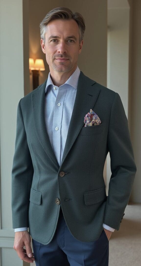 Dark Green Sport Jacket – Made in Italy