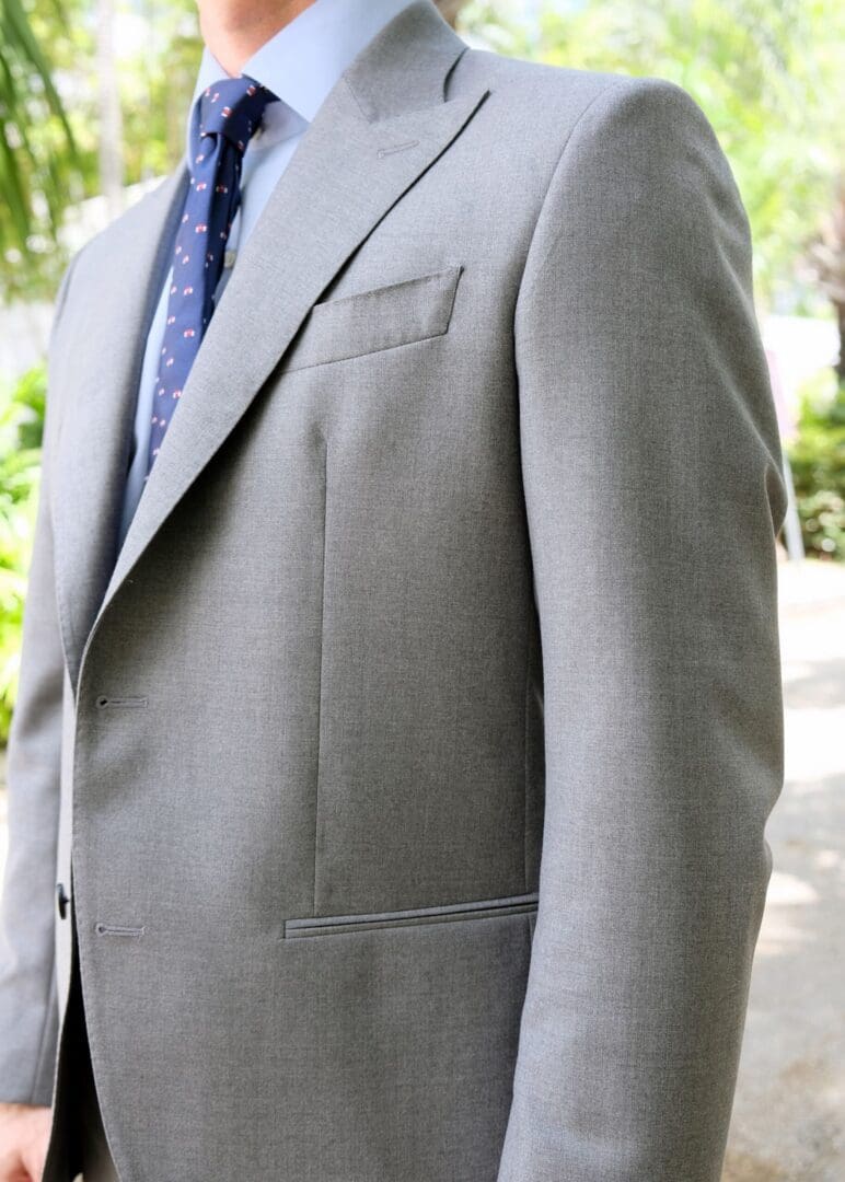 Medium Light Gray Suit – Made in Italy