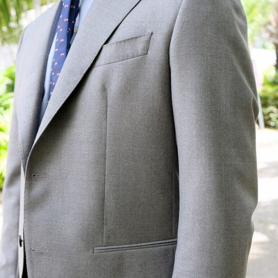 Medium Light Gray Suit – Made in Italy