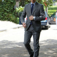 Medium Light Gray Suit – Made in Italy