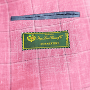 Chaqueta deportiva rosa claro con diseño de ventana – Fabricada en Italia