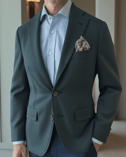 Dark Green Sport Jacket – Made in Italy