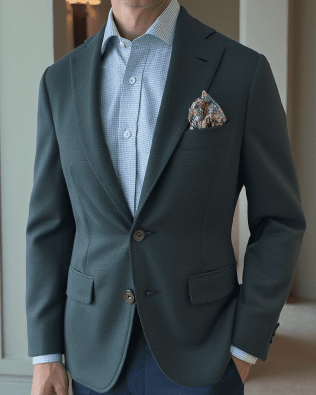 Dark Green Sport Jacket – Made in Italy