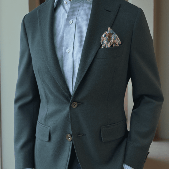 Dark Green Sport Jacket – Made in Italy