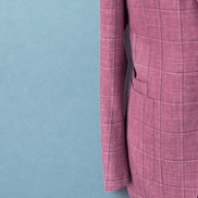 Chaqueta deportiva rosa claro con diseño de ventana – Fabricada en Italia