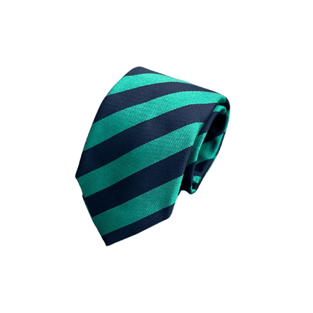 Green and Blue Silk Tie – Made in Italy