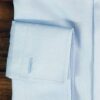 A close up of the folded shirt