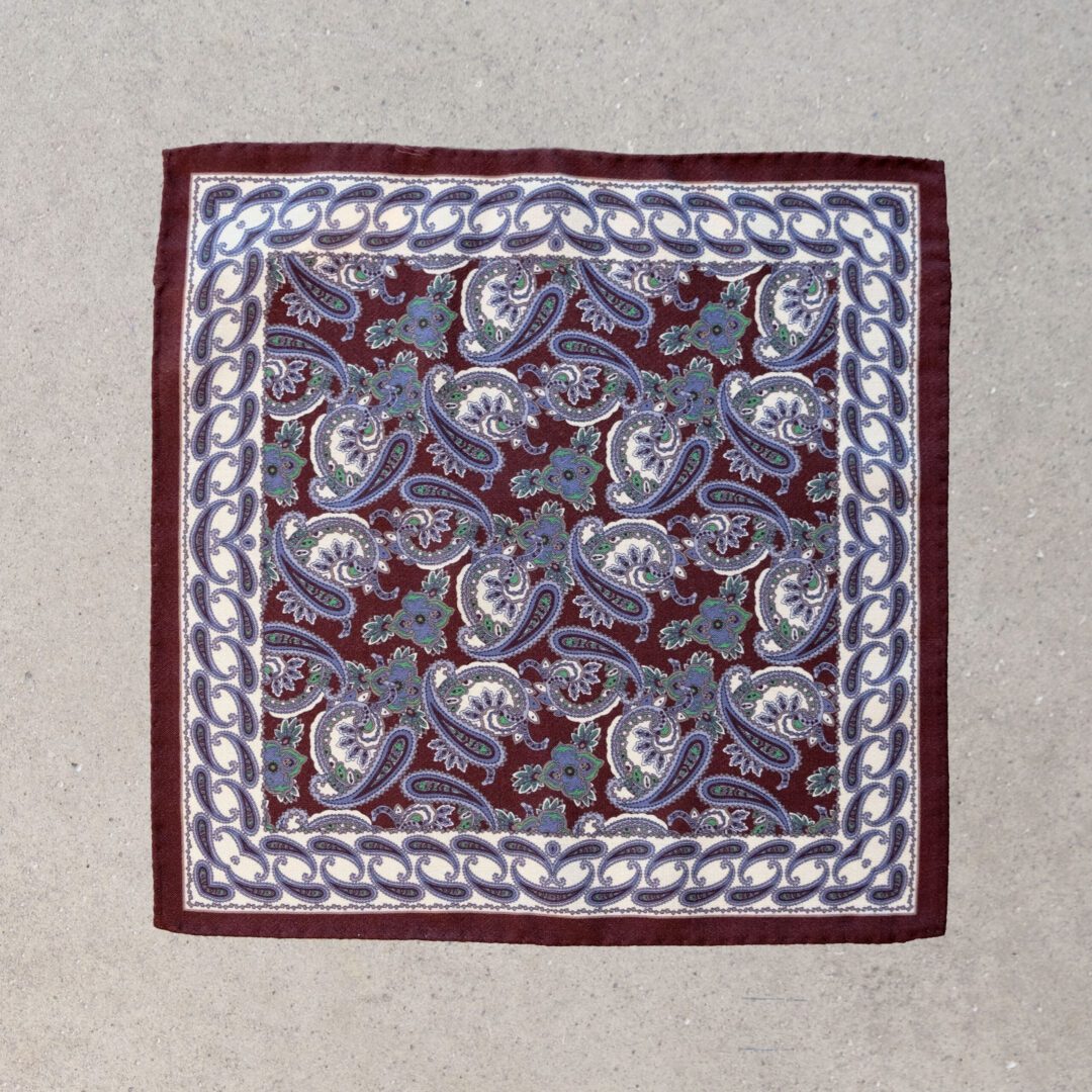 A square of fabric with a pattern on it.