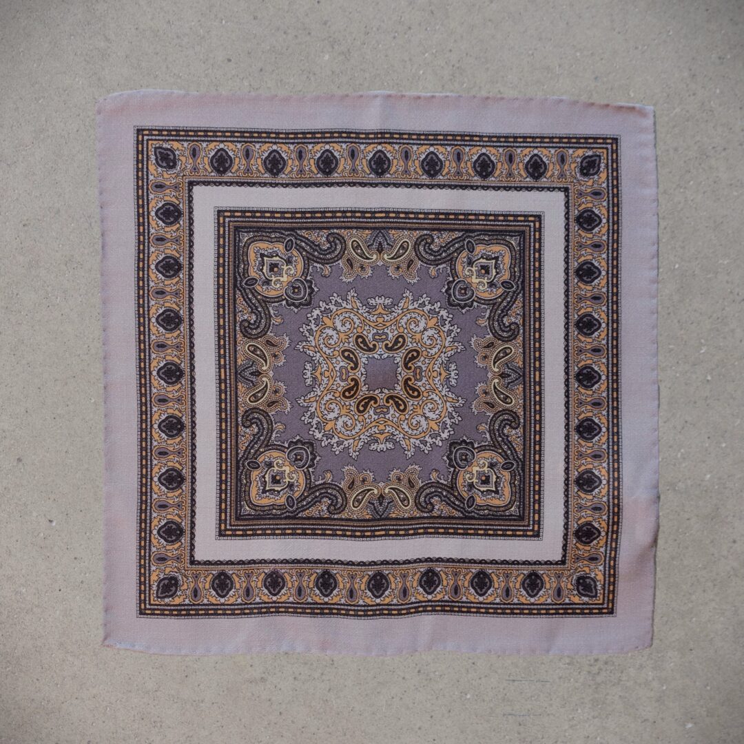 A square of fabric with a pattern on it.